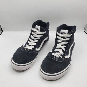 VANS SK8-HI TOP SUEDE and CANVAS SNEAKERS